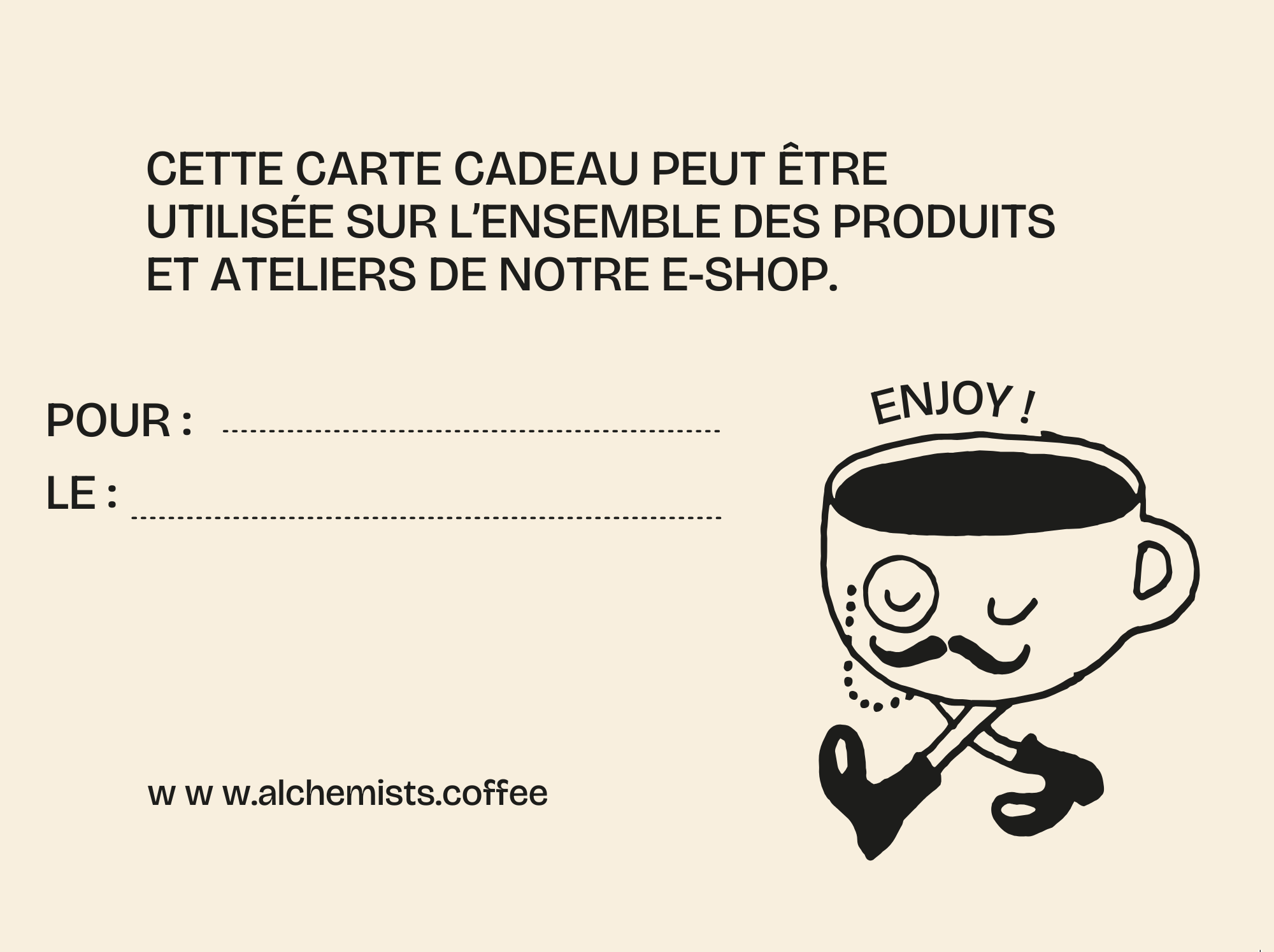 Gift card - Coffee Curious